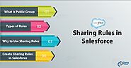 Sharing Rules in Salesforce - Types & Examples - DataFlair