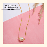 Classic single pearl necklace
