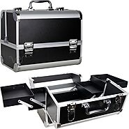 Trinita Makeup Case Organizer with 4 Extendable Trays by Ver Beauty | Ver Beauty