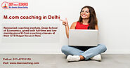 M.Com Coaching Classes in Delhi for DU Entrance