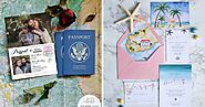 Trending Destination Wedding Invitations For the Millennial Couple