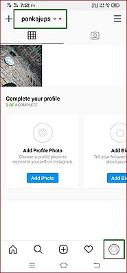 How to copy or share link of my instagram post, Profile - Apsole