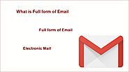 What is Email and What is the Full form of Email - Apsole