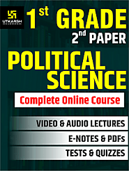 RPSC 1st Grade Teacher SET 2 – Political science Online Course UpTo 50% OFF