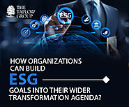 Embracing ESG - How organizations can build ESG goals into their wider transformation agenda?