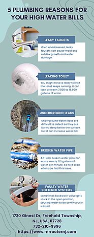 5 Plumbing Reasons For Your High Water Bills