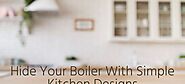 Hide Your Boiler With Simple Kitchen Designs
