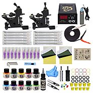 Professional tattoo kits with 2 tattoo machines - Tattoo Kits, Tattoo machines, Tattoo supplies丨Wormhole Tattoo Supply