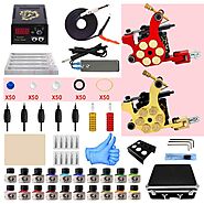 2 Machines Tattoo Kits with Case - Tattoo Kits, Tattoo machines, Tattoo supplies丨Wormhole Tattoo Supply