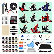 50 Needles Tattoo Kit 9 Pro Machines - Tattoo Kits, Tattoo machines, Tattoo supplies丨Wormhole Tattoo Supply