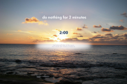 2011/10/26 Julia says: Do Nothing for 2 Minutes所下的兩分鐘放空挑戰書