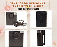 3in1 130db Personal Alarm With Light | My Self Defense
