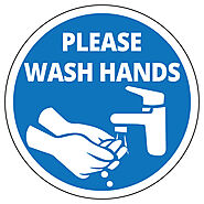 Wash Your Hands Mirror Decals In Kelowna , Canada