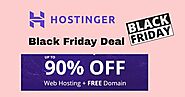 Hostinger Black Friday Deals Up To 90% Discount