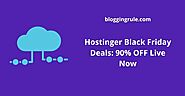 Hostinger Black Friday Deals 2020 [90% OFF Live Now] - November 2020