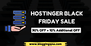 Hostinger Black Friday Deals 2020: [90% Off, $0.80/Month]