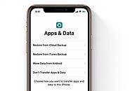 Where Is Apps and Data Screen on iPhone and How to Get to It?