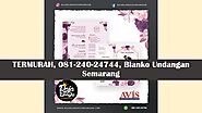 PRODUSEN, 081-240-24744, Jual Blangko Undangan Semarang