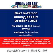 Next In-Person Albany Job Fair October 6 2021