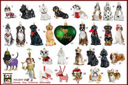 Dog Ornaments For the Christmas Tree