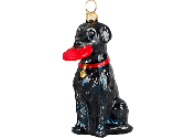 Black Labrador Christmas Ornaments