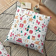 'Santa - Xmas - Holidays' Floor Pillow by CCOutlet