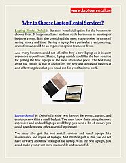 Why to Choose Laptop Rental Services?