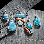 Silver Larimar Jewelry