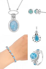 Larimar Jewelry – Wholesale Sterling Silver Larimar Collection