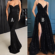 prom dress black long – jolilis