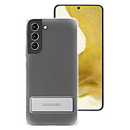 Transparent Galaxy S22 Plus Clear Standing Case