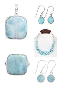 Buy Blue Larimar Stone Jewelry