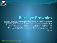 Get unique and amazing brownies from Buckeye Brownies