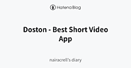 Doston - Best Short Video App - nairacrell’s diary