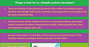 Hire a competent Shopify website developer for reliable development services