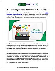 Web development facts that you should know