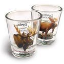 American Expedition Set of 2 Shot Glasses (Moose)