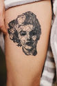 Polygonal Marilyn Monroe Tattoo