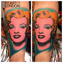 Andy Warhol's Marilyn Monroe as a tattoo
