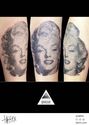 Pop Art Marilyn Monroe Tattoo