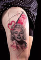 Deconstructed Marilyn Tattoo