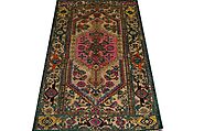Buy 4x6 Vintage Rugs Camel Fine Hand Knotted Wool Area Rug MR023322 | Monarch Rugs