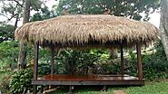 Bali Hut and Playground Combo | East Coast Bali Huts and Gazebos