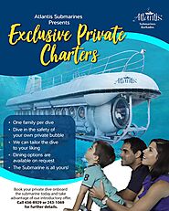 Exclusive Private Charter Service - News Articles - Atlantis Submarines Barbados