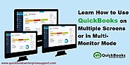 How to Use QuickBooks on Multiple Screens or in Multi-Monitor Mode?