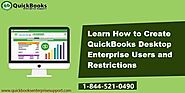 How to Create, Setup QuickBooks Desktop Users & Restrictions?