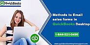 Learn How to Email Sales Forms in QuickBooks Desktop