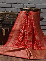 Vintage Traditional Banarasi Sarees Online Collection at Sacred Weaves