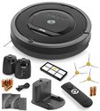 iRobot Roomba 880 Vacuum Cleaning Robot For Pets and Allergies + 3 Side Brushes (These items are used together)