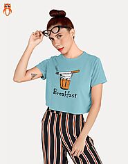 Crop Tops India Online | Buy Cheap Crop Tops Online In India - Owl18